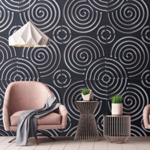 Hypnotized Square 3D Wall Panel