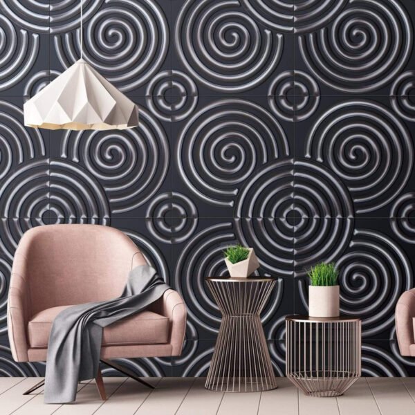Hypnotized Square 3D Wall Panel