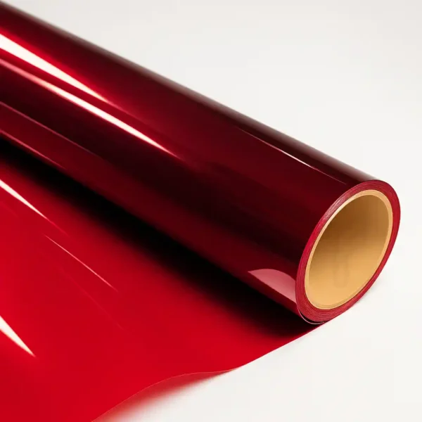 Red Transparent Window Film - Image 2